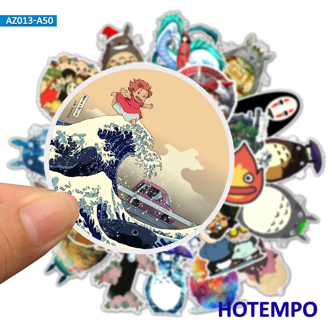 50pcs Japan Comics Miyazaki Hayao Cartoon Stickers for Mobile Phone Laptop Luggage Suitcase Guitar Skateboard Decal Stickers 50pcs Japan Comics Miyazaki Hayao Cartoon Stickers for Mobile Phone Laptop Luggage Suitcase Guitar Skateboard Decal Stickers