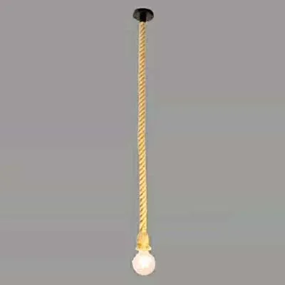 Винтаж E27 веревка подвесной светильник промышленный подвесной светильник Ретро потолочный Лофт подвесной светильник для спальни кухонный светильник - Цвет корпуса: One Heads