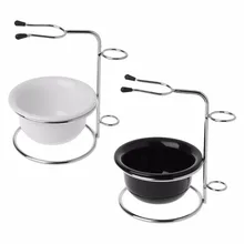 1 набор, 2 в 1, ABS подставка для бритья, держатель для щетки, ABS Чаша для бритья, уход за бритьем, 2 цвета