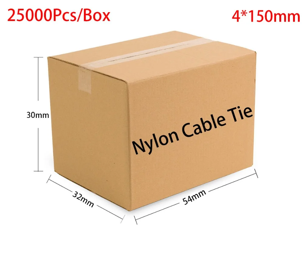 

25000pcs/Box 4*150 4x150 width 3.6mm Self-Locking White Black Red Blue Yellow Green Nylon Wire Cable Zip Ties.Cable Ties