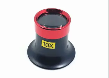

Free Shipping 1pc 10X Aluminum Eye Loupe Magnifier for Watch Repair