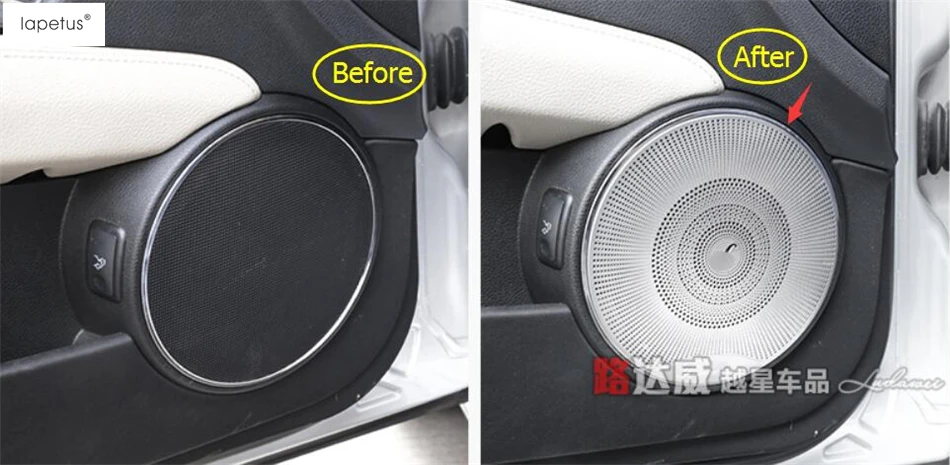 

Accessories For Mercedes Benz C CLASS W204 2010 - 2013 Car Door Speaker Audio Loudspeaker Sound Molding Cover Kit Trim 4 Pcs