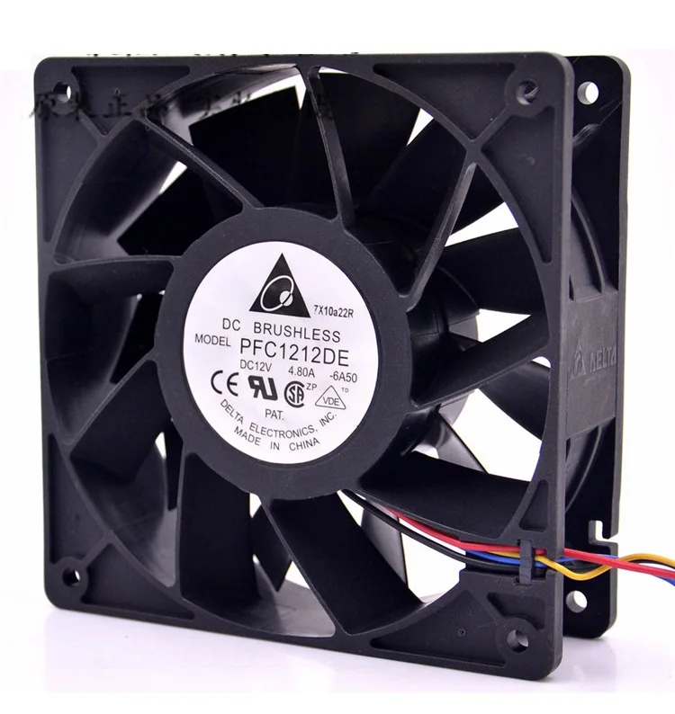 SSEA новый большой вентилятор охлаждения воздуха для Delta PFC1212DE 120*120*38 мм 12038 12 см DC В А