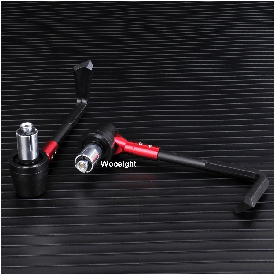 Wooieght Motorcycle CNC Anti Fall Brake Clutch Levers Handguard Hand Grips Handle Bar Protector For Bike Harley ATV Dirt Bike (5)