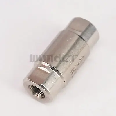 

1/8" BSP Female 304 Stainless Steel Non-return Inline Spring Valve One way Check Valve 915 PSI