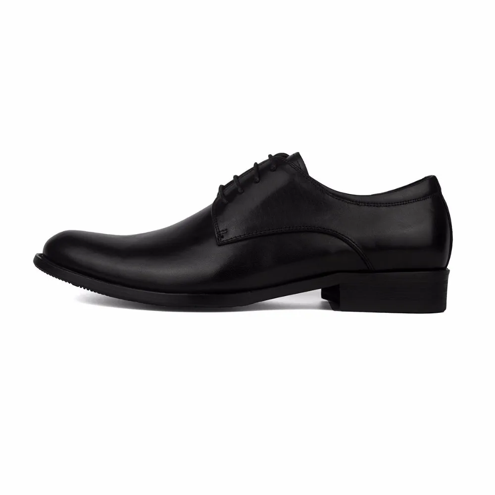Мужская повседневная обувь из натуральной кожи мужские туфли Oxford винтажные модельные туфли Брендовые мужские деловые свадебные туфли размера плюс OZ1112-B1