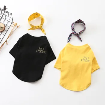 

Pet Dog Clothes Pets Coats Cotton Puppy Scarf Collar Dog Clothing For Small Medium Large Dogs Chihuahua Pug Jacket Pet Supplies