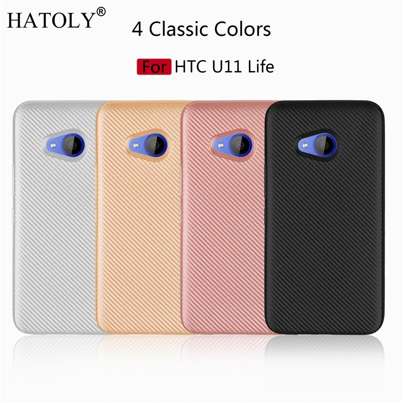 

sFor Cover HTC U11 Life Case for HTC U11 Life Soft Rubber Silicone Armor Protective Phone Shell Phone Case for HTC U11 Life