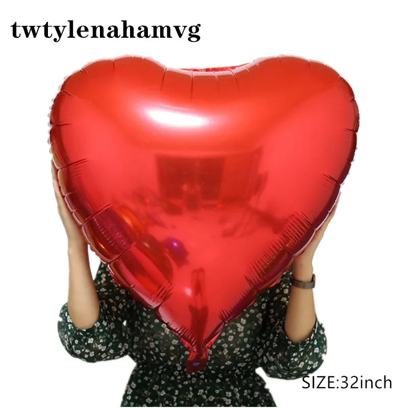 День Святого Валентина юбилей надувной шар Красный Серебряный соединенный