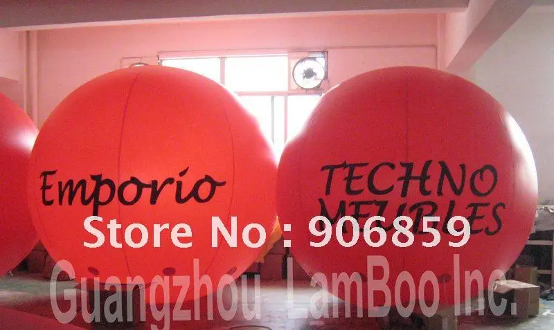 

Free Shipping HOT 3m Large Red Inflatable Advertising Helium Balloon,Inflatable Sphere, More Impressive ,GOOD for Promotion