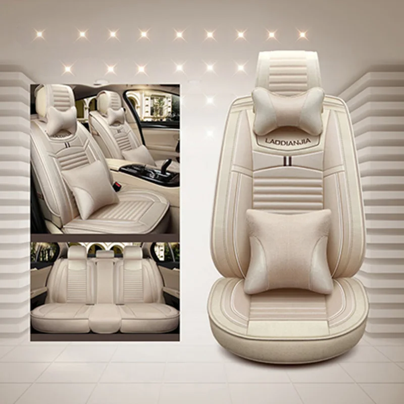 

New Flax Universal auto car seat covers for Mitsubishi all models outlander ASX pajero sport pajero lancer dazzle car styling