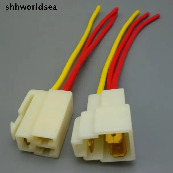 Набор штепсельных вилок shhworldsea 5/30/100 6 3 мм 3P pin электрический разъем гнездовой для