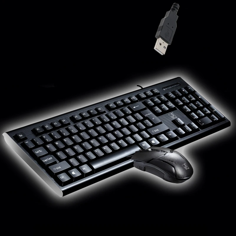 

Wired Keyboard mouse Set USB Gaming Keyboard Gaming Mouse Gamer Laptop Computer Desktop Accessories Gifts for Friend Kid