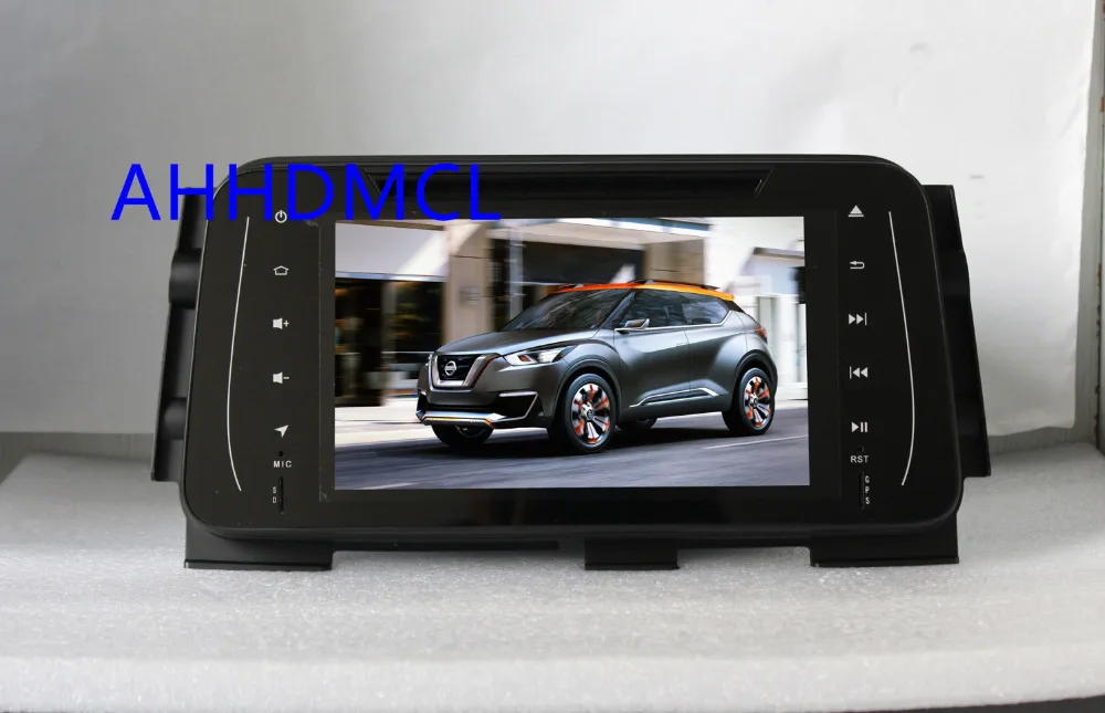 Perfect AHHDMCL Car Multimedia Player DVD Radio Stereo Audio GPS Navigation Full Touch For Nissan Kicks 2014 2015 2016 2017 Micra 2017 5