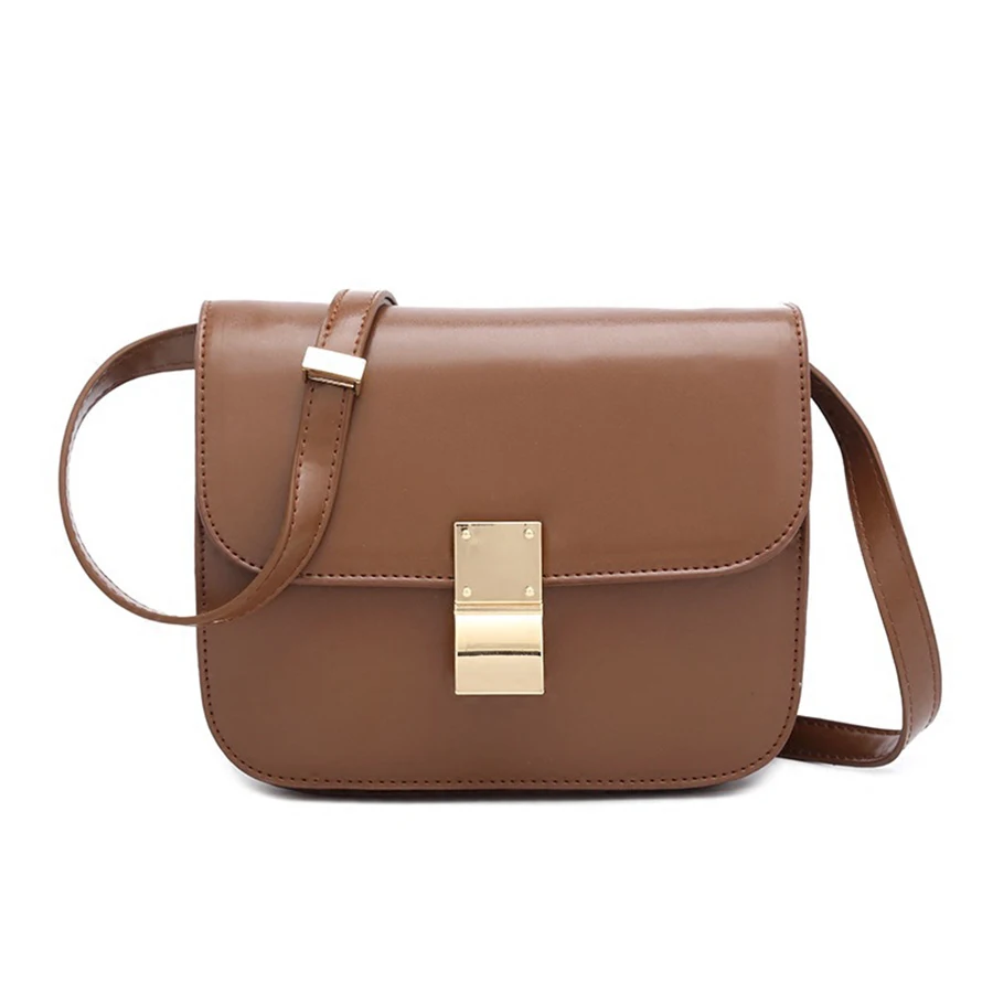  Casual PU Messenger Bags for Women Commuter Designer Shoulder Crossbody Bag Simple Small Phone Purs - 32966625735
