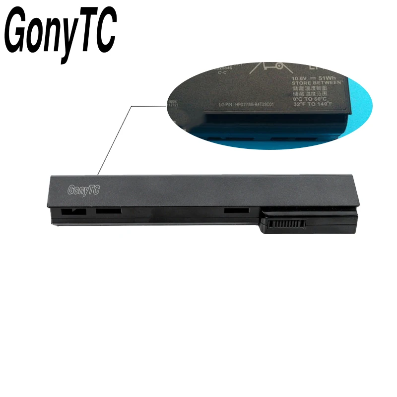 GONYTC CC06 оригинальный ноутбук Батарея для HP ProBook 6360b 6460b 6470b 6560b 6570b elitebook 8460p 8470 8460W HSTNN
