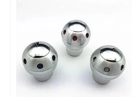Aluminio manual Gear Knob universal transmisión Shifter cubierta del coche reflexivo de coche palanca de cambios manual Aluminio manual Gear Knob universal transmisión Shifter cubierta del coche reflexivo de coche palanca de cambios manual