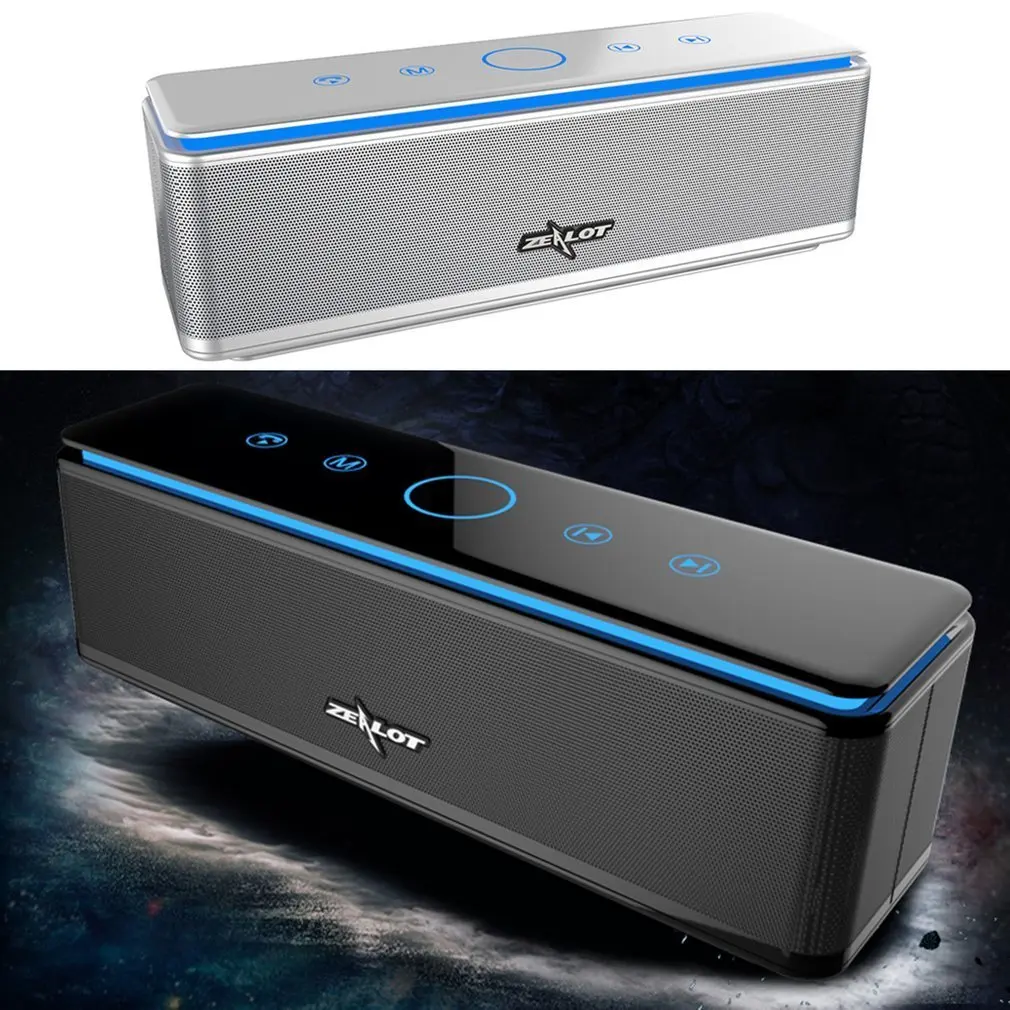 

S7 Touch Control Wireless Bluetooth Speaker with 4 Drivers Audio Home 3D Stereo Computer Phone Subwoofer