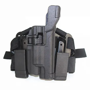 

Tactical Drop Leg Colt 1911 Holster Flashlight Airsoft Holster Leg Platform Gun Leg Holster With Mag Pouch And Flashlight Pouch