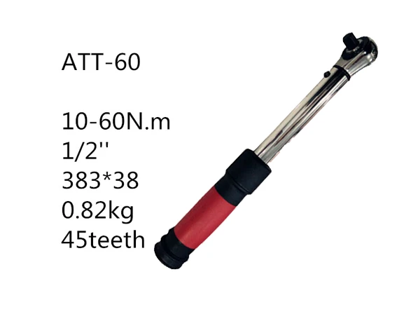 

Ariter ATT-60 10-60N.m Drive3/8 Torque Wrench Window scale High Precision Ratchet Wrench