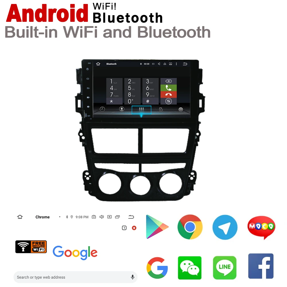 Clearance ZaiXi IPS Android 2 DIN Car GPS For Toyota yaris vios2 2019 Navigation Map multimedia player HD Screen Stereo radio WiFi system 3 Clearance ZaiXi IPS Android 2 DIN Car GPS For Toyota yaris vios2 2019 Navigation Map multimedia player HD Screen Stereo radio WiFi system 3