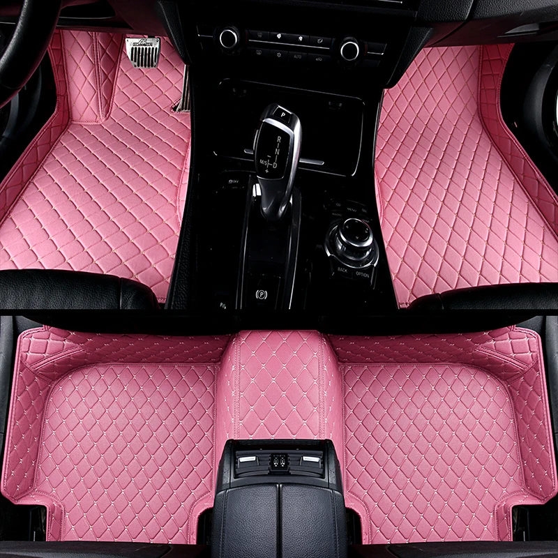 

ETOATUO Custom Car Floor Mats for Hyundai santa fe ix25 solaris ix35 accent elantra tucson Genesis Veracruz i30 veloster sonata