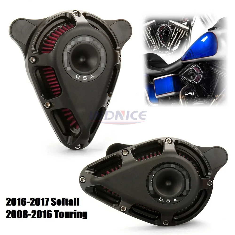

Turnable Black FLTR Air intakes for harley special FLHRXS air filter roadking flhr 08-16 ,air filter softail Deluxe FLSTN 08-16