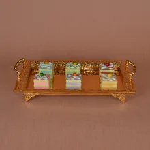 Серебро или золото торт подставке чайный кружка-вверх поддон десерт с серебряным покрытием Мода для кекса день рождения часть кекс держателей десерт блюдо