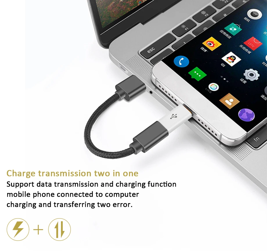 Новейшие микро-usb к адаптеру type C кабель для Xiaomi Mix 3 One Plus 6 huawei type-C адаптер Microusb USB C разъем 1000 шт./лот