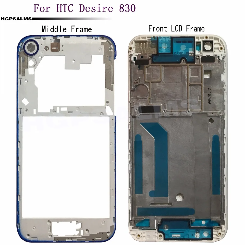 Для htc Desire 830 корпус средней рамы с пластиной для D830 передняя ЖК рамка Шасси без