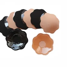 Пикантные пасты многоразовый самоклеющийся силиконовый бюстгальтер в виде лепестков накладки на соски