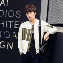 2017 New Arrival No Military Winter New Men’s Coats Splicing Slim Type Business Casual Male Long Sleeved Shirt Collar Jacket