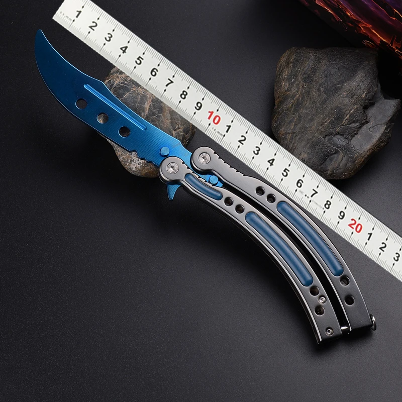 CS GO game collection butterfly flail bali balisong trainer knife train