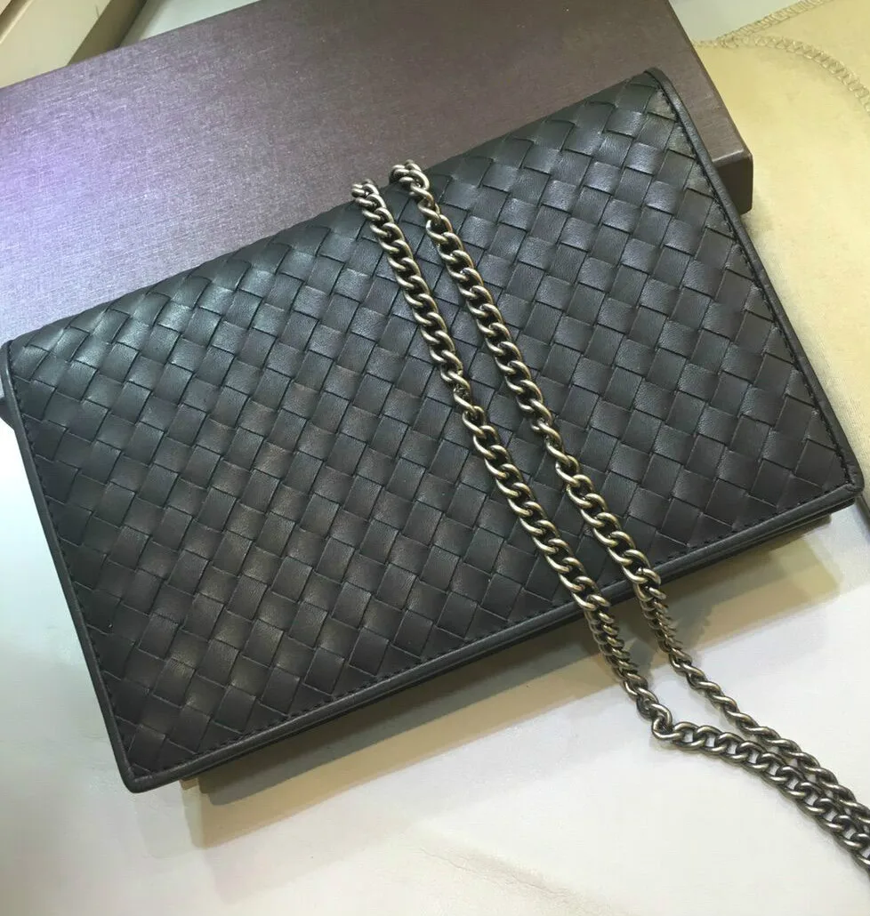 

Chancelove 2018 Newest Style Chain bags The single shoulder bag High-quality Woven bag Cow skin Women's Genuine leather
