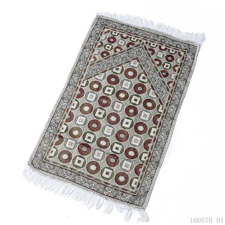Портативный тонкий исламский молитвенный коврик мусульманский салат мусаллах путешествия молящийся ковер Sajadah исламский молитвенный коврик одеяло с сумкой