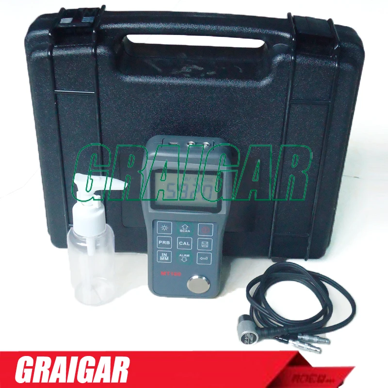 

Ultrasonic Thickness Gauge MT160 Measure Wide Range Of Material Transducer for coarse grain material and high temperature