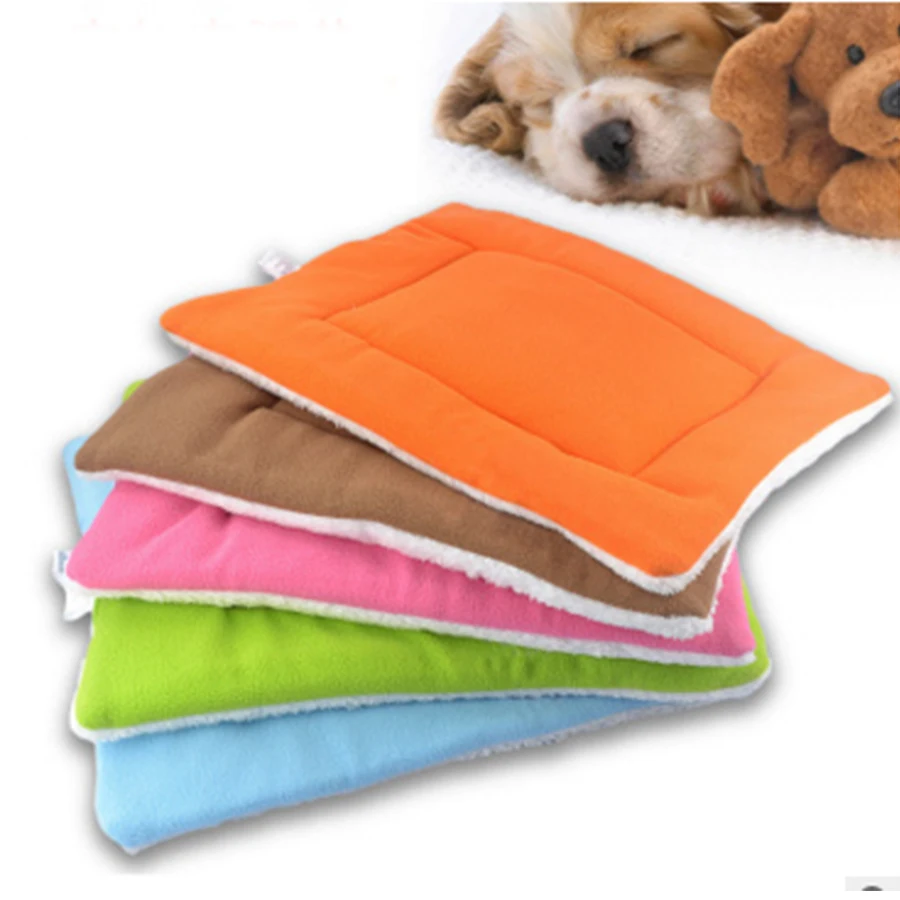Foldable Dog Mats Soft Pet Cushion Convenience Carry Pet Puppy Bed Warm