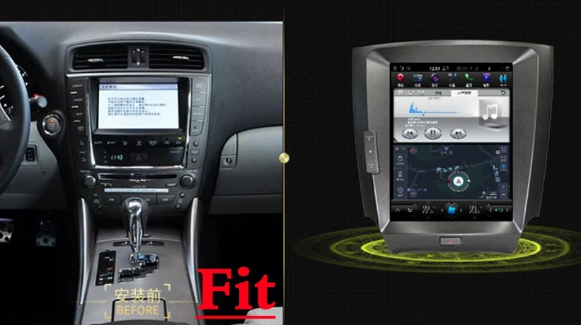 For Lexus IS XE20 2005~2013 For Toyota Altezza NAVI 2G RAM LiisLee Car Multimedia Screen GPS WIFI Audio Radio Navigation MAP 10