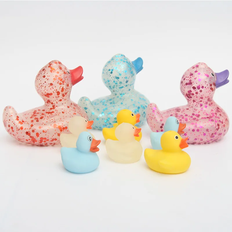 9pcs Rubber Duck Bath Toys Baby's favorite creative modeling floating ducks gift for girl and boy squeeze-sounding dabbling toy 9pcs Rubber Duck Bath Toys Baby's favorite creative modeling floating ducks gift for girl and boy squeeze-sounding dabbling toy