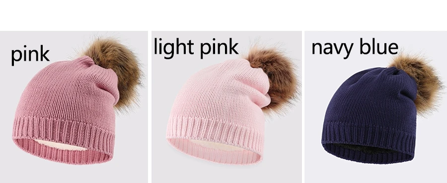 Girita-Women's- Winter- knit- hat- Skullies- Beanies- fleece- lined- Hats- crochet- Pompon- Fur- Female- Warm- Caps (17)