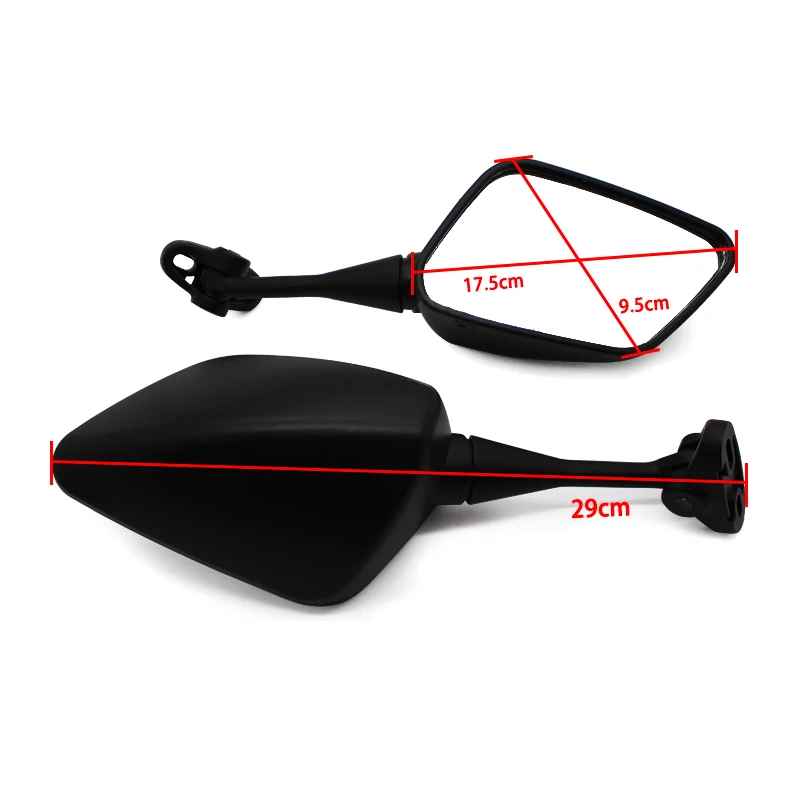 Nuoxintr 2x черные мотоциклетные зеркала заднего вида для Honda CBR900 CBR919 CBR929 CBR954 1998 2003 на