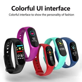 

Smart Wristband For Bluetooth, IP67 Waterproof Passometer Heart Rate Blood Pressure Oxygen Monitor Watch