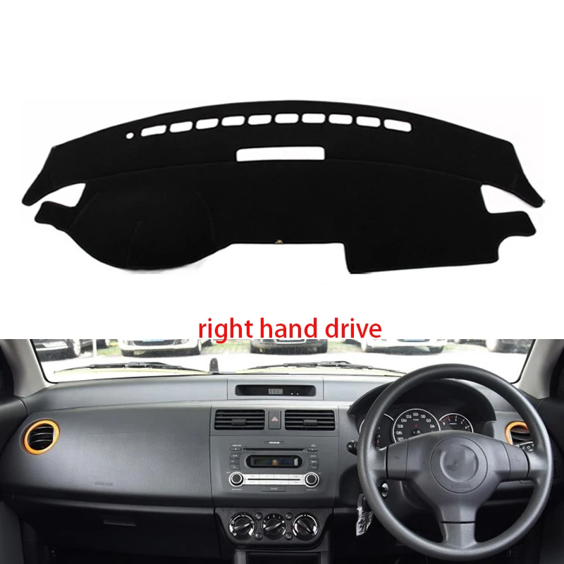 Двухслойные наклейки для автомобиля SUZUKI Swift 2005 2006 2007 2008- крышка приборной панели аксессуары для автомобиля интерьерные антиуф наклейки для автомобиля