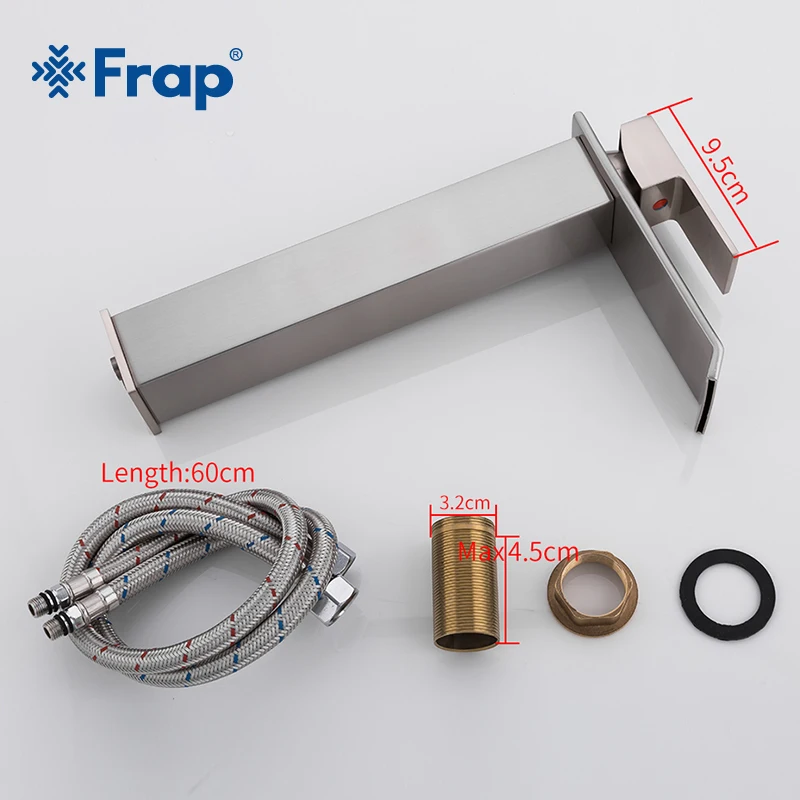 Смесители для раковины Frap Y10146 современный кран одна ручка высокий квадратный