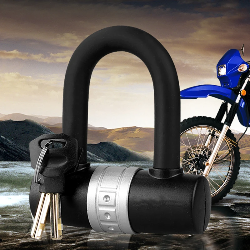 FUYOUSHENZHU Motorcycle electric car bicycle lock Anti theft U lock