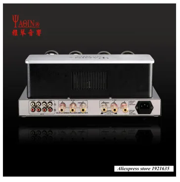 YAQIN MC-5881A вакуумная трубка 5881A усилитель мощности Hi-Fi Встроенный клапан аудио усилитель 110~ 240 В