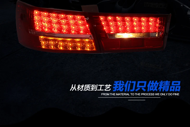 Flash Deal D-YL Car Styling Accessories for Hyundai Sonata NF LED Taillights 2006-2013 Sonata NF Tail Light Rear Lamp DRL+Brake+Park+Signal 2
