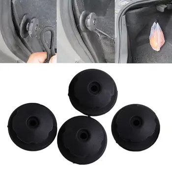

Universal 4Pcs Mounting Point Car Auto Rear Cargo Trunk Organizer Luggage Net Hardware Hook Hanger Purse Bag Organizer Holder