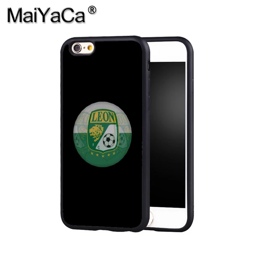 Maiyaca клуб Леон логотип 9 Телефон чехол для iPhone X 8 6 S плюс 7 Plus 5 5S 5C 4S SE мобильного