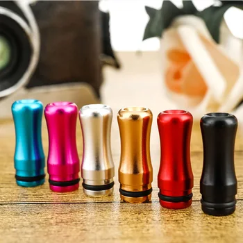 

Hot Sale 10PCs Round Metal Drip Tip Head Metal Round Mouthpiece For EGO Atomizer 510 Series DCT Vivi Nova Cartomizers